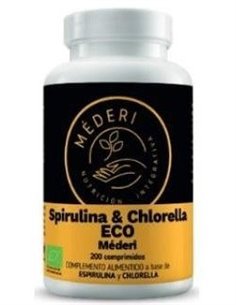 Espirulina-Chlorella Eco 200Comp. de Mederi Nutricion Integrativa