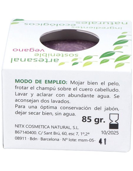 Champu Solido Rizos 85Gr. de Nitx
