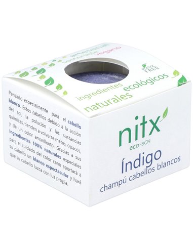 Champu Solido Cabellos Blancos 85Gr. de Nitx