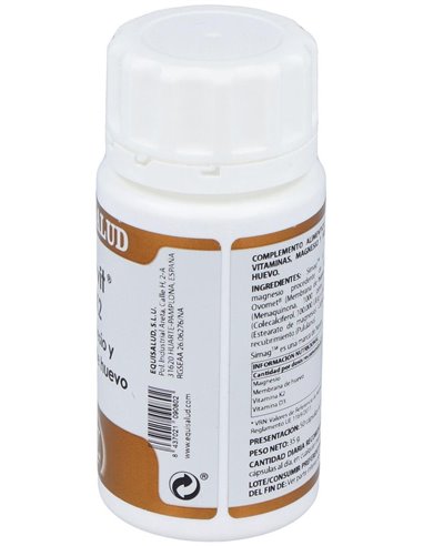 Holovit D3+K2 Con Magnesio Y Membrana Huevo 50Cap de Equisalud