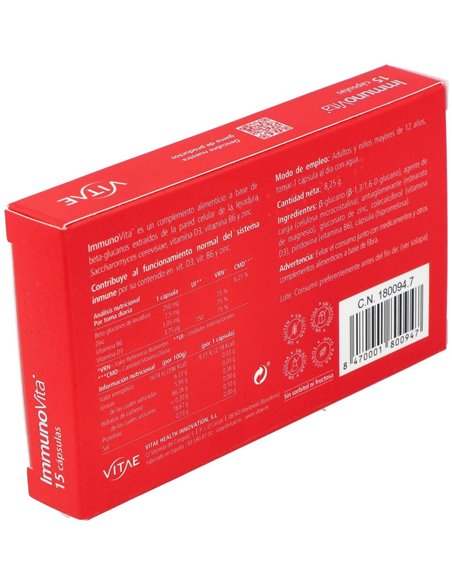 Inmunovita 15Cap. de Vitae