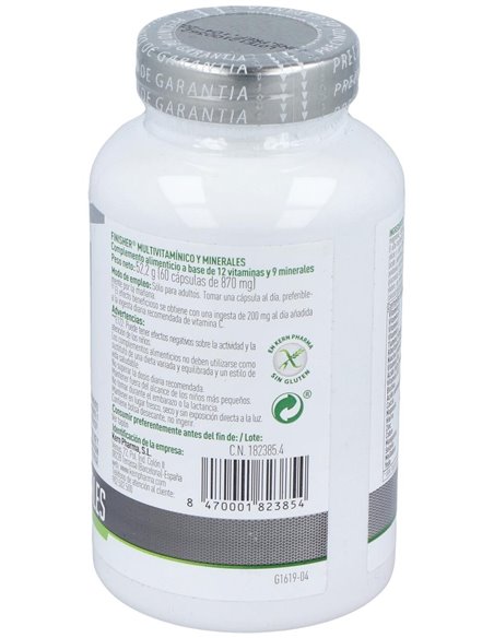 Finisher Multivitaminico Y Minerales 60Cap. de Finisher