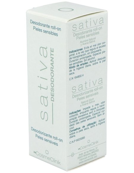 Cosmeclinik Sativa Desodorante Roll-On 75Ml. de Sativa