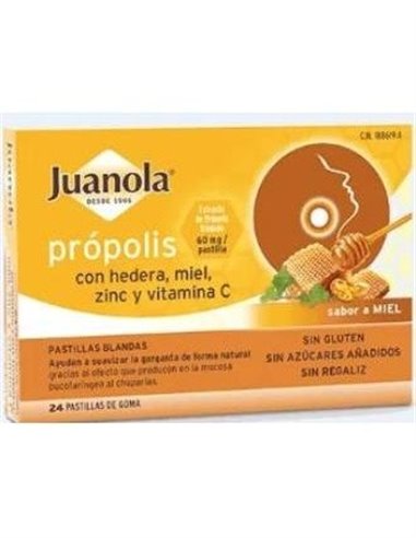 Juanola Pastillas Propolis Hedera-Miel 24Ud de Juanola