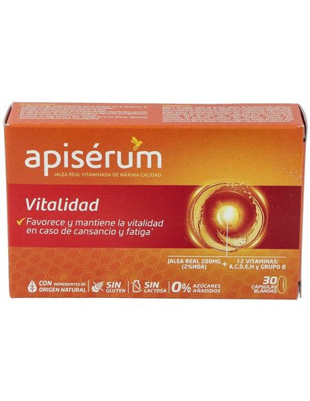 Apiserum Vitalidad 30Cap. de Apiserum