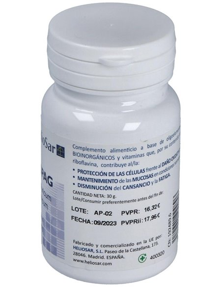 Nasuspag Natrum Sulfuricum 60Cap. de Heliosar