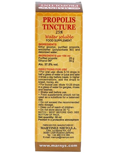 Propoltint (Ext.Propolis Al 25%) 30Ml. de Marnys