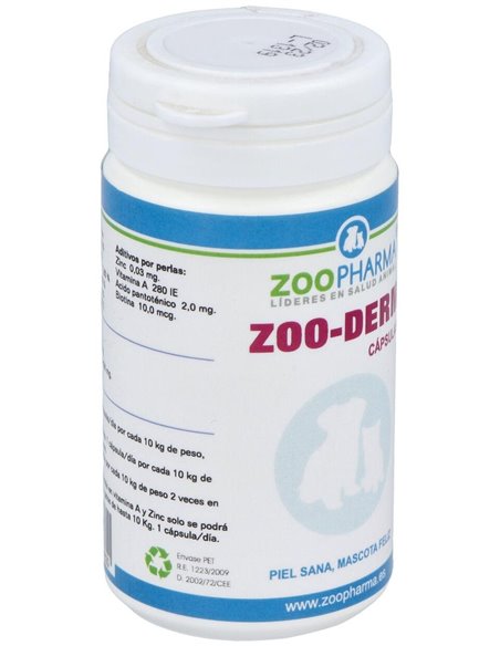 Zoo-Derm Perros Y Gatos 60Cap. de Zoopharma Vet