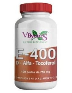 Vitamina E 400 120Perlas de Vbyotics