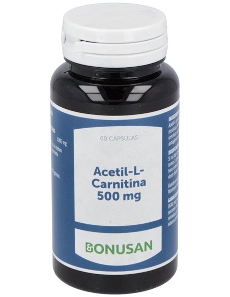 Acetyl L-Carnitina 500Mg. 60Vcap. de Bonusan