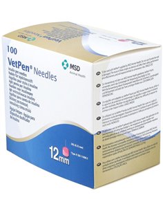 Vetpen Needles 12Mm 100/Box 449 (Ndr) de Msd Vet