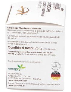 Cordiceps Extracto Puro 60Vcaps. de Hawlik