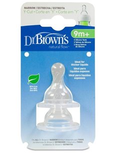 Tetina Options B/Estre Sili Redon Cere Ny +9M 2Un de Dr. Brown´S