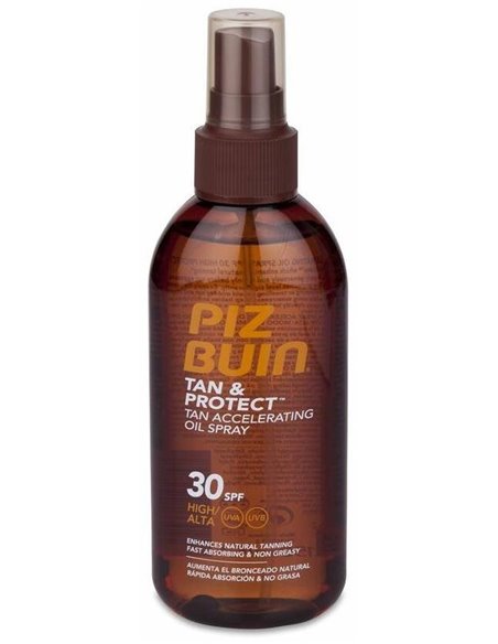 Tan & Protect Ac. Acelerador Bronceado Spf30 150Ml de Piz Buin