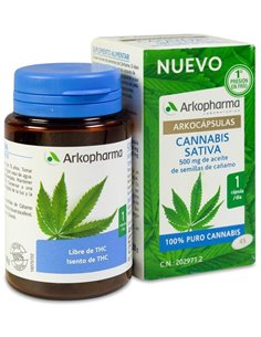Arkocapsulas Cannabis Sativa Bio 45 Caps de Arkopharma