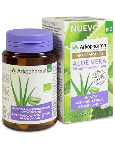 Arkocapsulas Aloe Vera Bio 30 Caps de Arkopharma