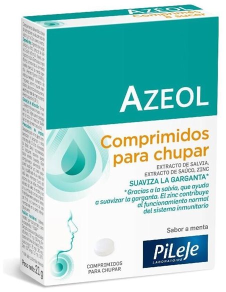 Azeol Comprimidos Garganta 30 comprimidos de Pileje