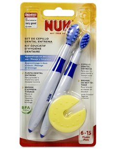 Set Cepillo Dental Entrena 2Ud. de Nuk