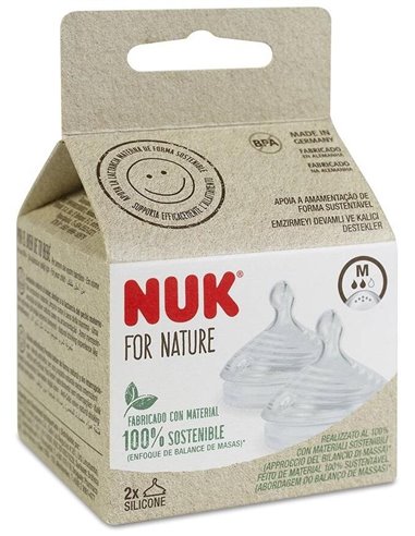 Tetina Nuk For Nature M 2Ud. de Nuk