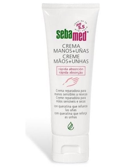 Crema De Manos Y Uñas Reparadora 75 Mililitros Sebamed