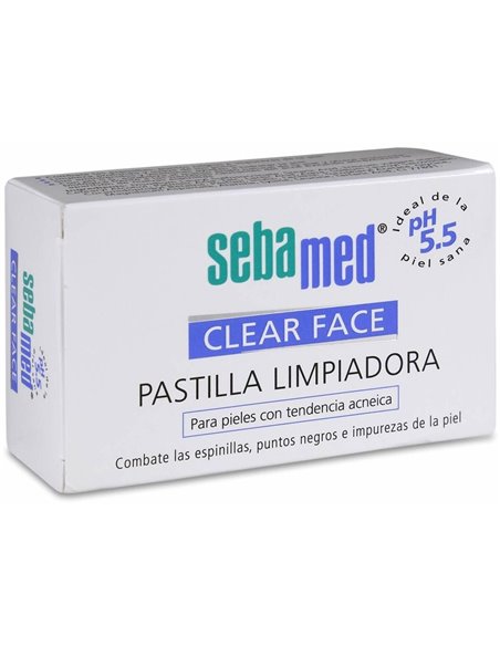 Clear Face Jabon Pastilla Piel Grasa 100Gr. de Sebamed