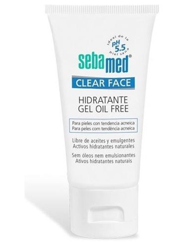 Clear Face Gel Hidratante Piel Acneica 50Ml de Sebamed