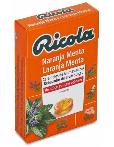 Ricola Caramelos Naranja 50 Gramos S/A Ricola