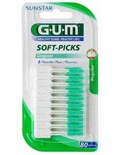 Cepillo Interdental Soft Picks Regular 80Un Verde de Gum