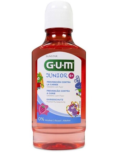Colutorio Junior +6 Años Fresa 300Ml de Gum