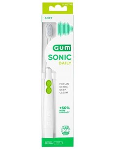 Cepillo Elec Sonic Daily Blanco Pilas 1Un de Gum