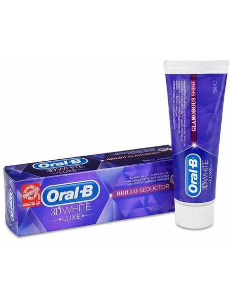Pasta 3D White Luxe Brillo Seductor 75Ml. de Oral-B