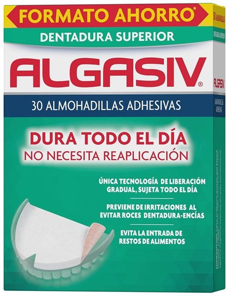 Algasiv Almohadilla Dental Superior Adhesiva 30Ud de Algasiv