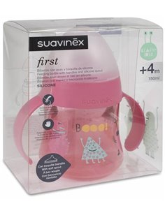 Biberon Entrena Asas Boq Sili +4 M 150Ml 1 Unidad de Suavinex