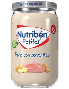 Nutriben Potito Pollo Patatitas 235Gr.+6M de Nutriben