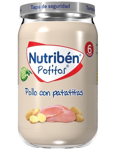 Nutriben Potito Pollo Patatitas 235Gr.+6M de Nutriben
