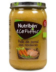 Nutriben Eco Potito Pollo Corral Verduras 235G +6M de Nutriben