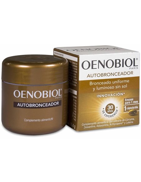Oenobiol Autobronceador 30 Cápsulas  Oenobiol