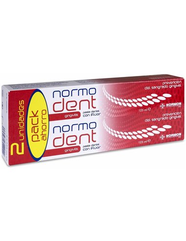 Normodent Gingivitis Cpc Pack Pasta 2 X 125Ml de Normodent