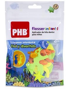 Phb Aplicador Hilo Dental Flosser Inf Pe 16Ud de Phb