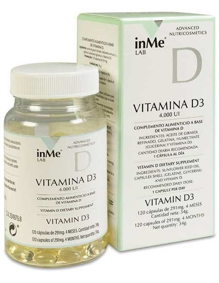 Inme Vitamina D3 120Cap. de Inme Lab