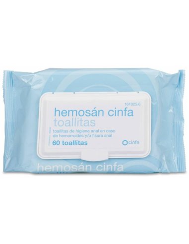 Hemosan Cinfa 60 Toallitas de Hemosan