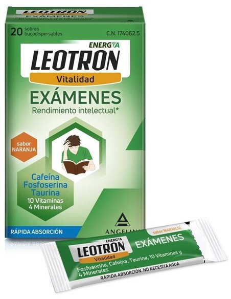 Leotron Exámenes  20Sobres Bucodispensables Leotron