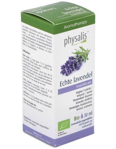Esencia Lavanda Verdadera 30Ml. Bio de Physalis