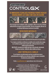 Just For Men Control Gx Redu Canas Champ-Aco 118 Ml de Just For Men
