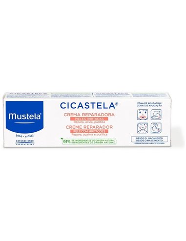 Cicastela Crema Reparadora Bebe-Niño 40Ml. de Mustela