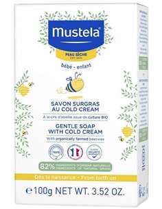 Jabon Supergraso Al Cold Cream Bebe-Niño 100Gr. de Mustela