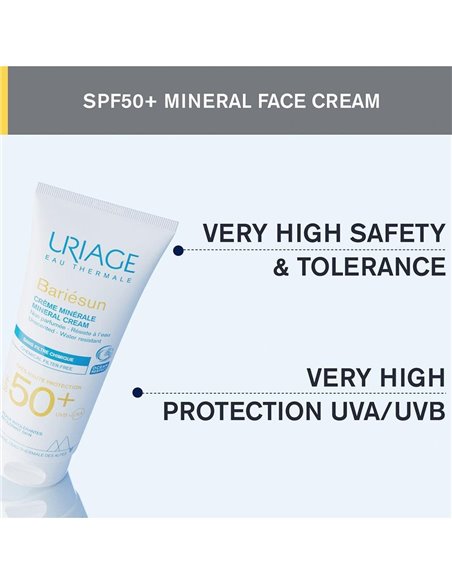 Bariesun Crema Mineral Spf50+ 100Ml. de Uriage