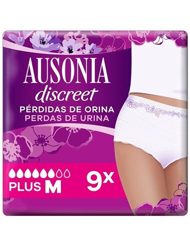 Ausonia Discreet Pants Plus Talla M 9Ud. de Ausonia