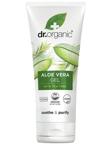 Gel Aloe Vera Con Arbol Del Te Y Arnica 200Ml. de Dr. Organic