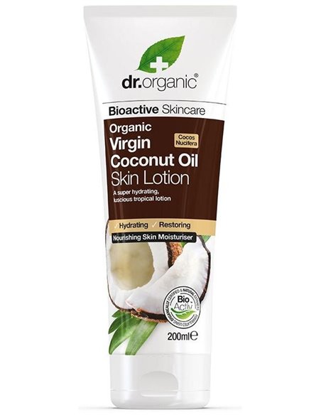 Locion Corporal Aceite Coco Organico 200Ml. de Dr. Organic